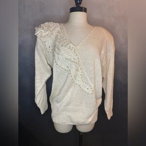 ✨ Vintage Alexa Grace Silk Blend Sweater – Size M ✨